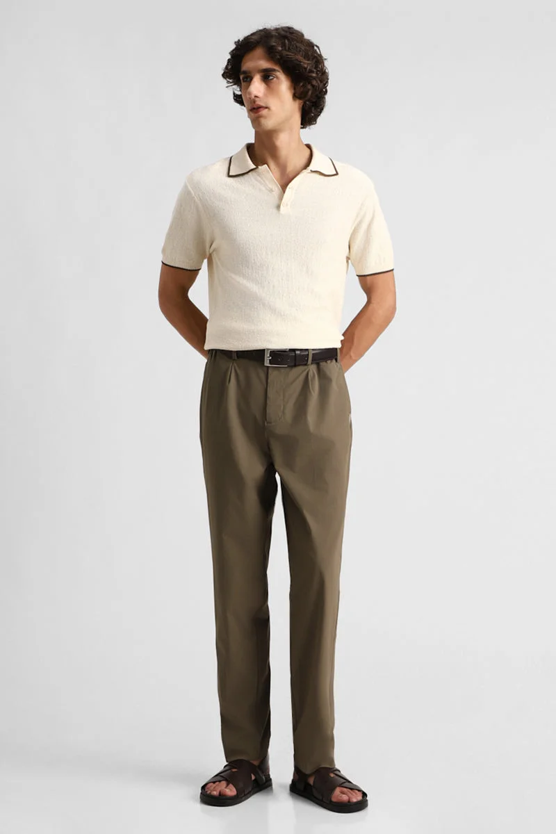 سنيتش Stretch Relaxed Fit Trousers